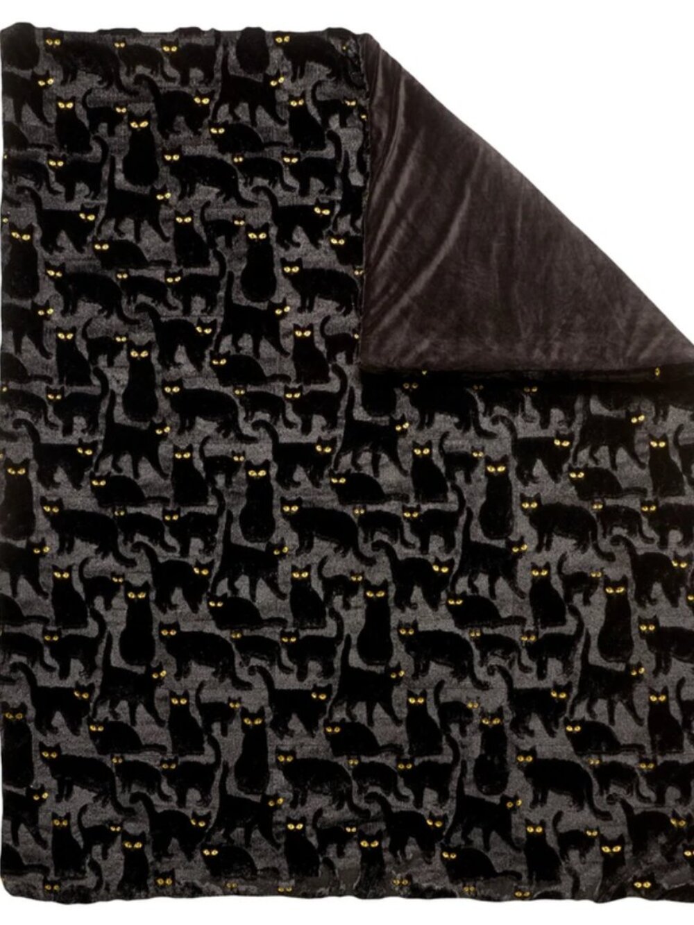 New Black Cat Throw blanket Halloween - Picture 3 of 3
